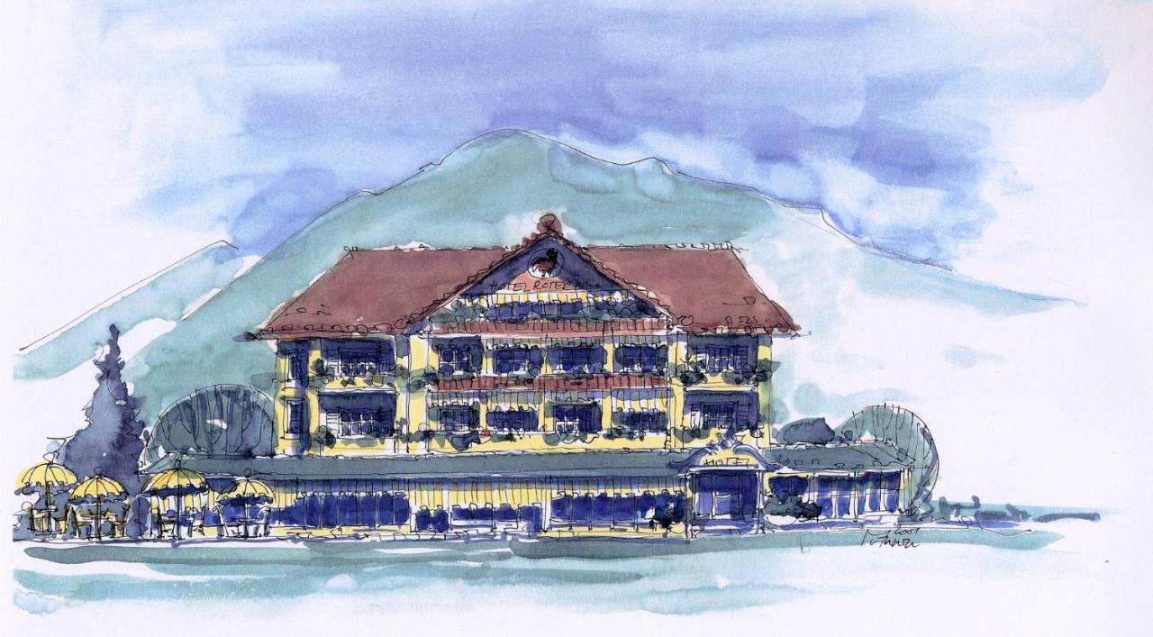 Hotel Roter Hahn - Bed & Breakfast Garmisch-Partenkirchen Ngoại thất bức ảnh